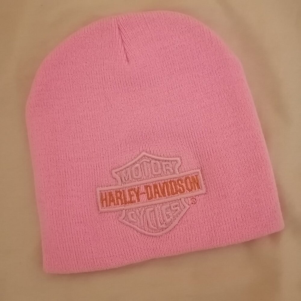 Women's Pink Harley-Davidson Motorcycles Toque, NWOT
